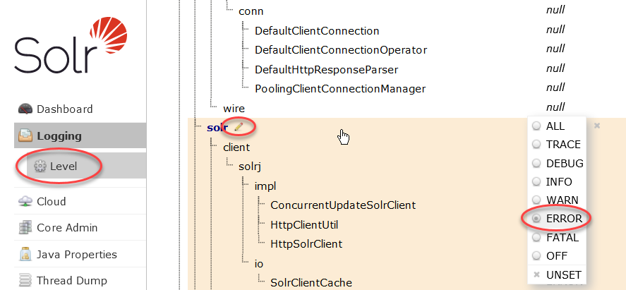 Searchstax Solr Log Files