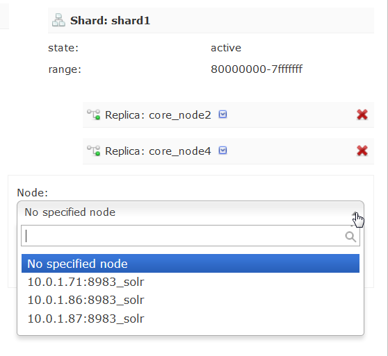 SearchStax Solr Cluster Scaling